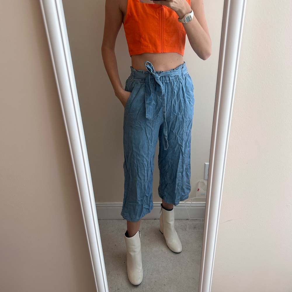 Linen Jean Capri